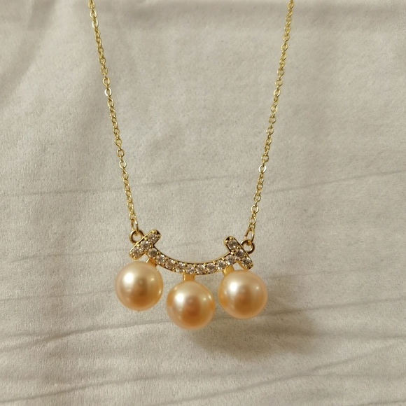 Freshwater pearl necklace - Picture 1 of 6